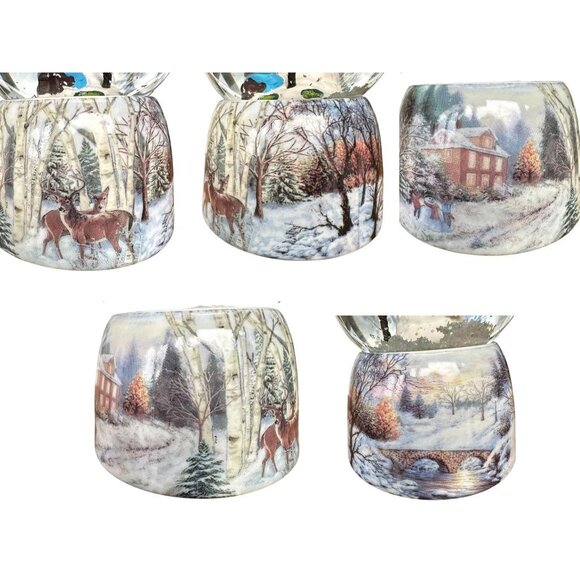 Frosty the Snowman Musical Snow Globe Romans Christmas Deer Snowball Fig… - Picture 11 of 11